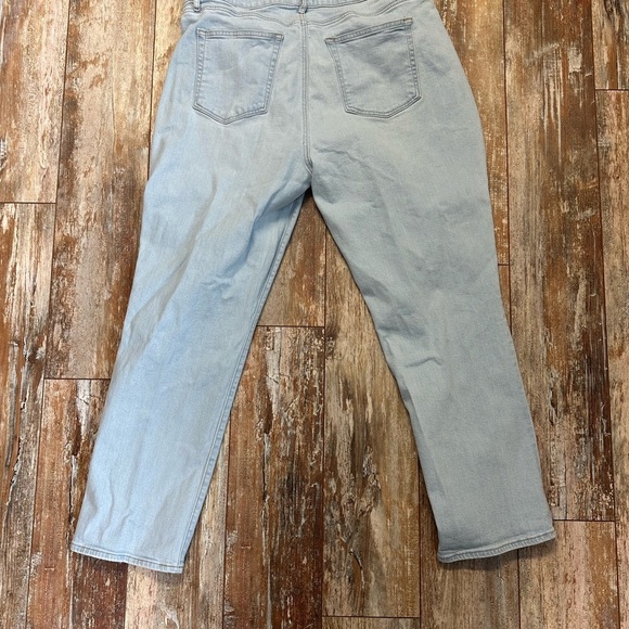LOFT Blue Straight Leg Jeans Classic Style - Picture 2 of 4